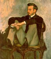 Bazille, Frederic - Portrait of Renoir